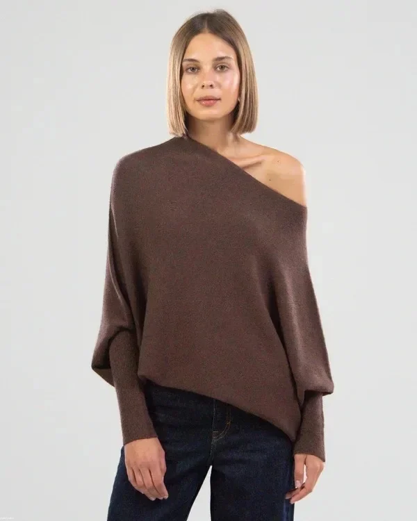 Amara™ | Eleganter asymmetrischer Pullover