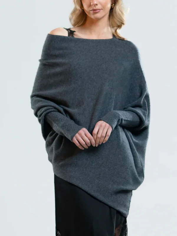 Amara™ | Eleganter asymmetrischer Pullover