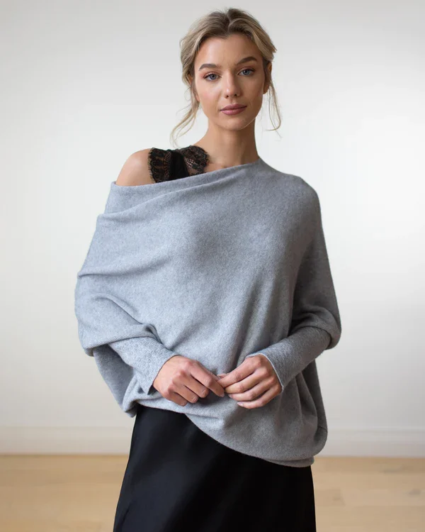 Amara™ | Eleganter asymmetrischer Pullover