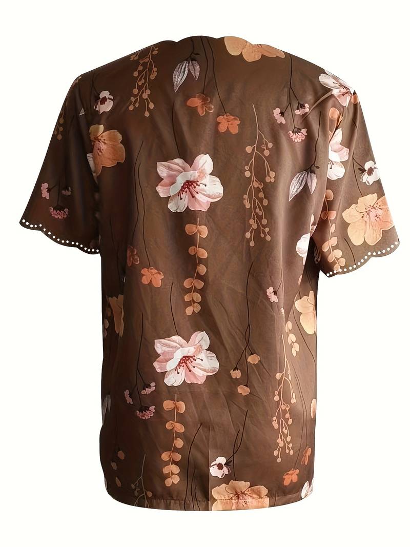 Karina - Blusen mit Blumendruck Frühlingshafte Eleganz