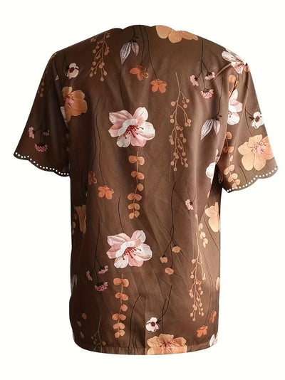 Karina - Blusen mit Blumendruck Frühlingshafte Eleganz