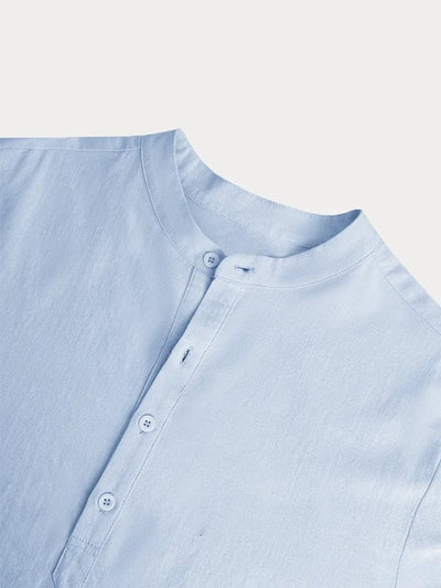 Alexander | Bequemes locker sitzendes Herren Leinenhemd