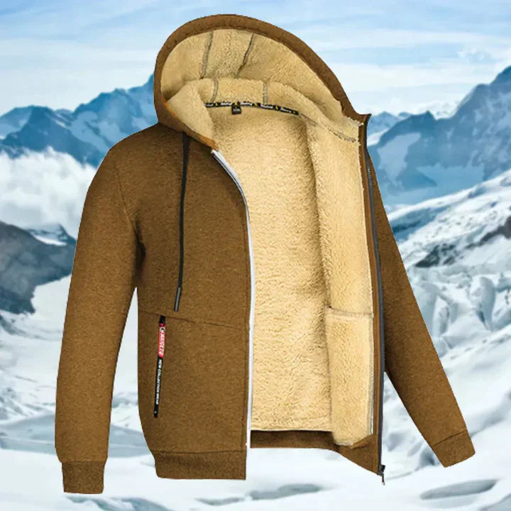 Arie – Herren Winterjacke mit Kapuze und Fleece