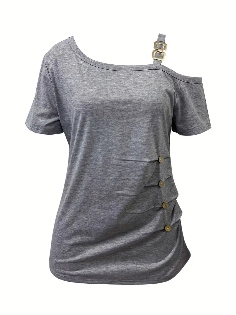 Ianthe - Stilvolles Kurzarm T Hemd