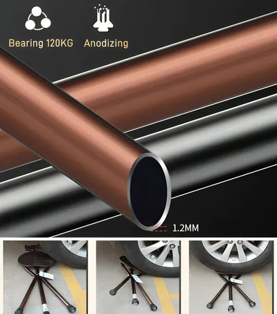 CrutchSeat™ | 2-in-1 Gehstock und faltbarer Sitz