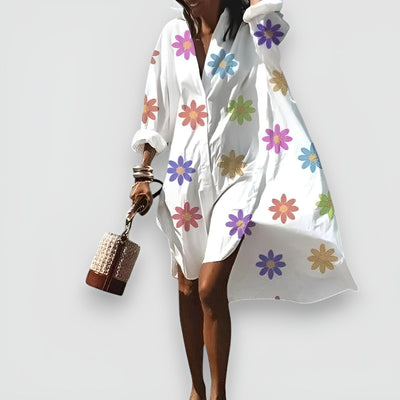 Kleid mit Print | Lockerer Schnitt | Sommerlicher Flair