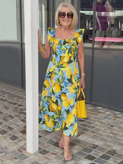 Sonnen- und Zitronenkleid 🍋