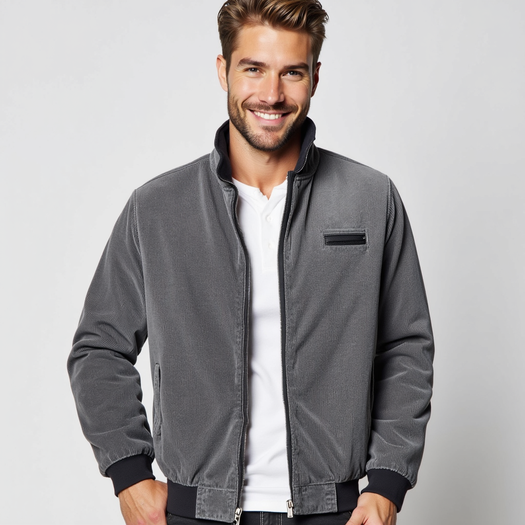 Elegante Herren-Cordjacke - Justian