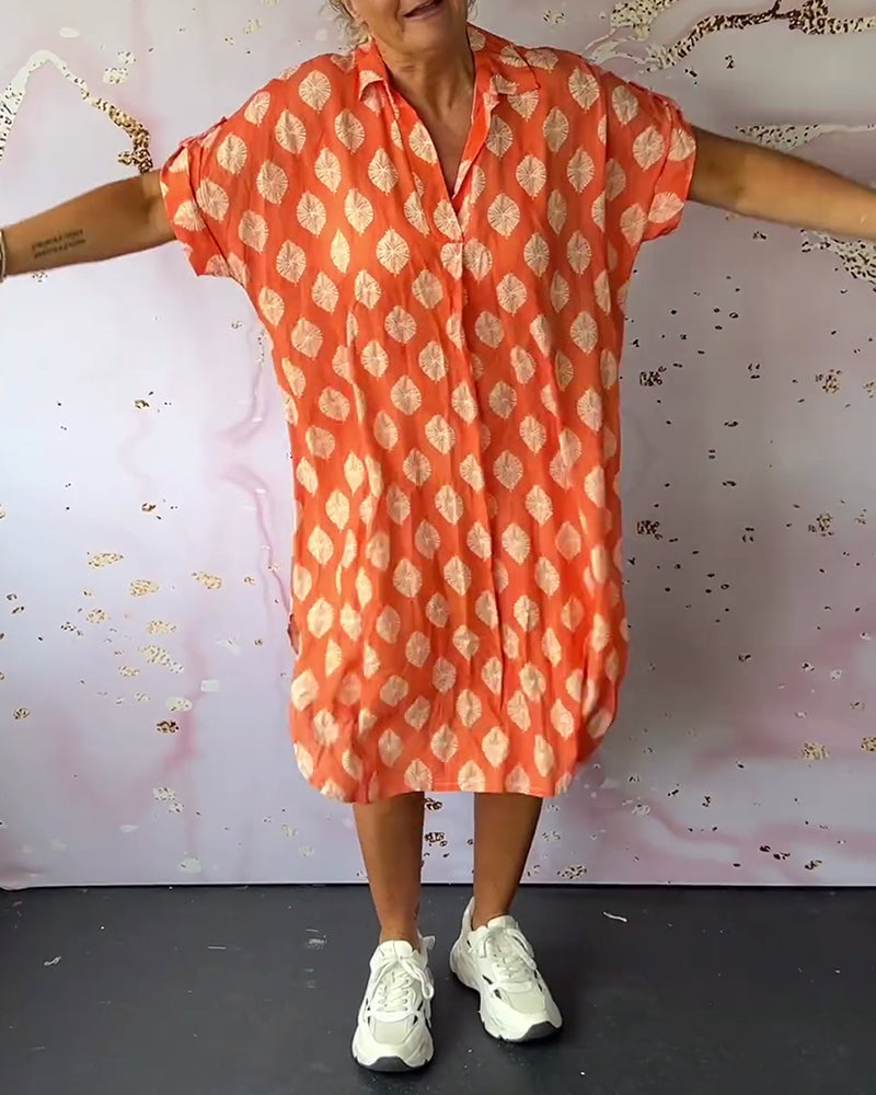 Thora – Kleid mit mühelosem Stil und V-Ausschnitt