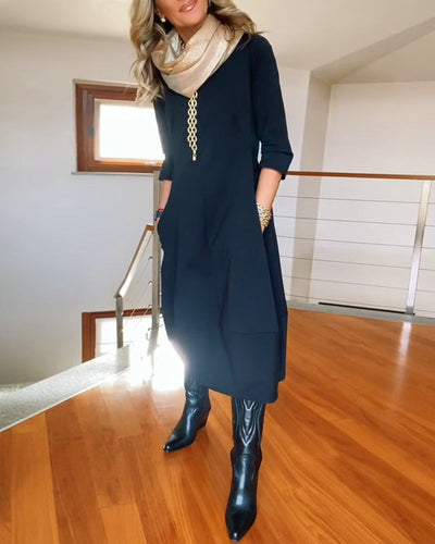 Sophia™ - Elegantes Kleid mit handgefertigten Details