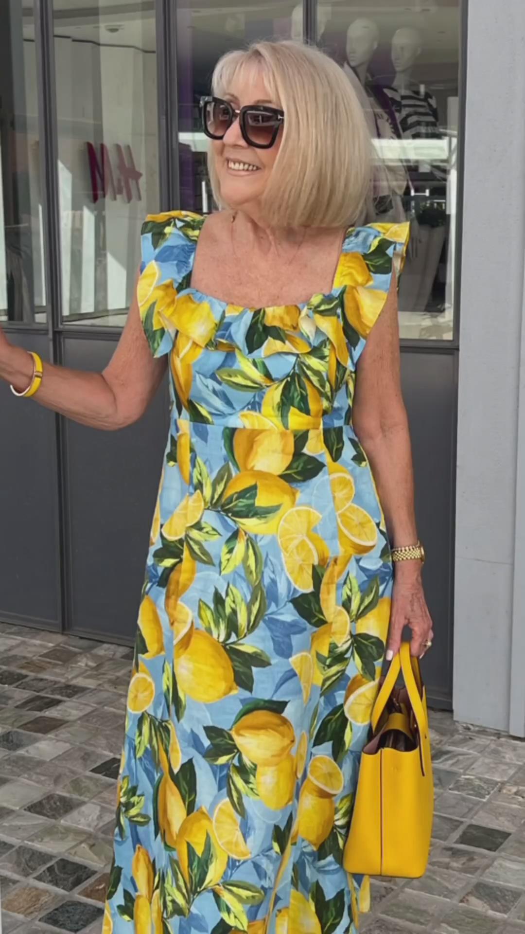Sonnen- und Zitronenkleid 🍋