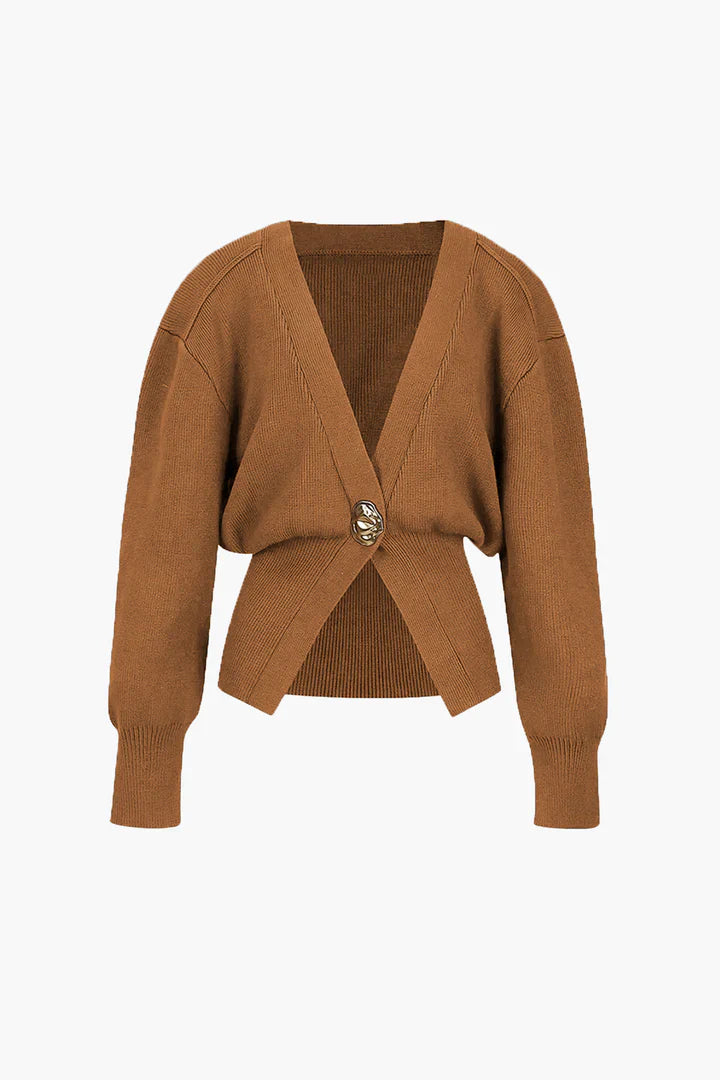 Marylynn Strickjacke mit Knopfleiste