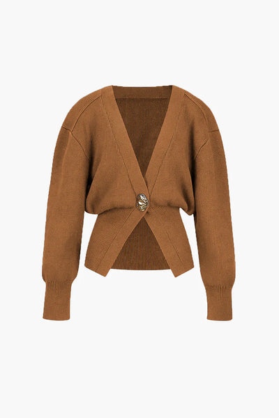 Marylynn Strickjacke mit Knopfleiste
