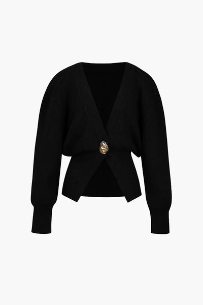 Marylynn Strickjacke mit Knopfleiste
