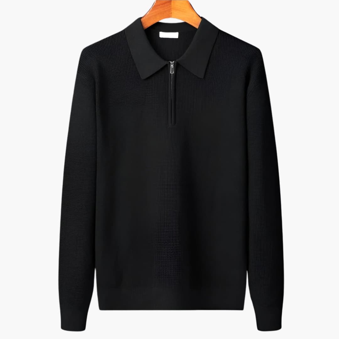 Felix | Premium Gestricktes Poloshirt
