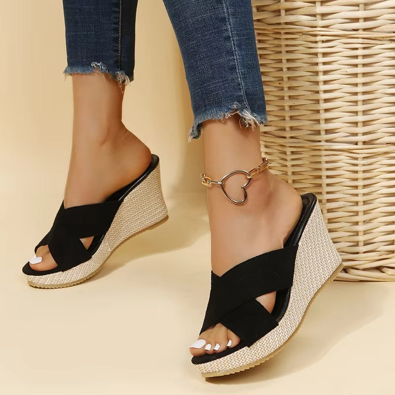 Almina ™- Komfort Wedge Sandalen