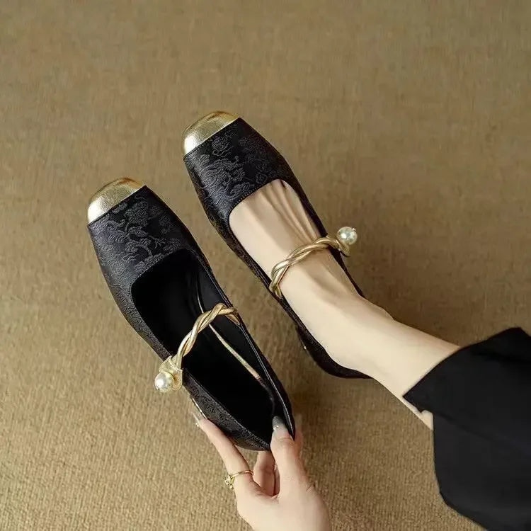 MARENNA | ELEGANTE FLACHE SCHUHE IM VINTAGE-LOOK