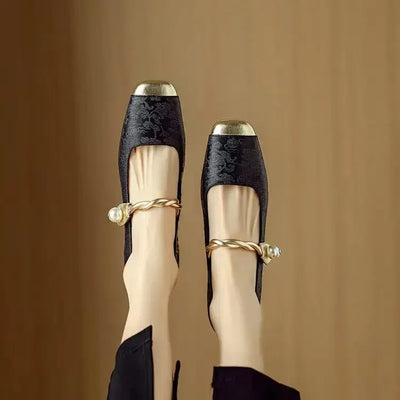 MARENNA | ELEGANTE FLACHE SCHUHE IM VINTAGE-LOOK