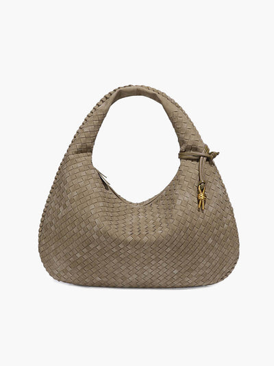 Gewebte suede Tasche XL