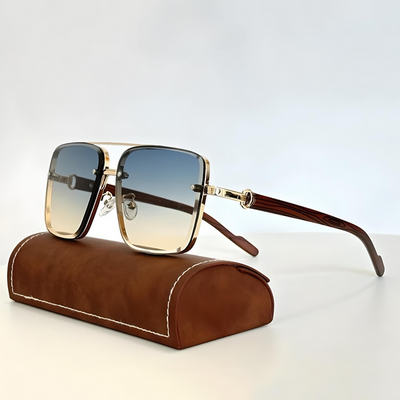 VintEdge – Retro Sonnenbrille in Quadratischer Form