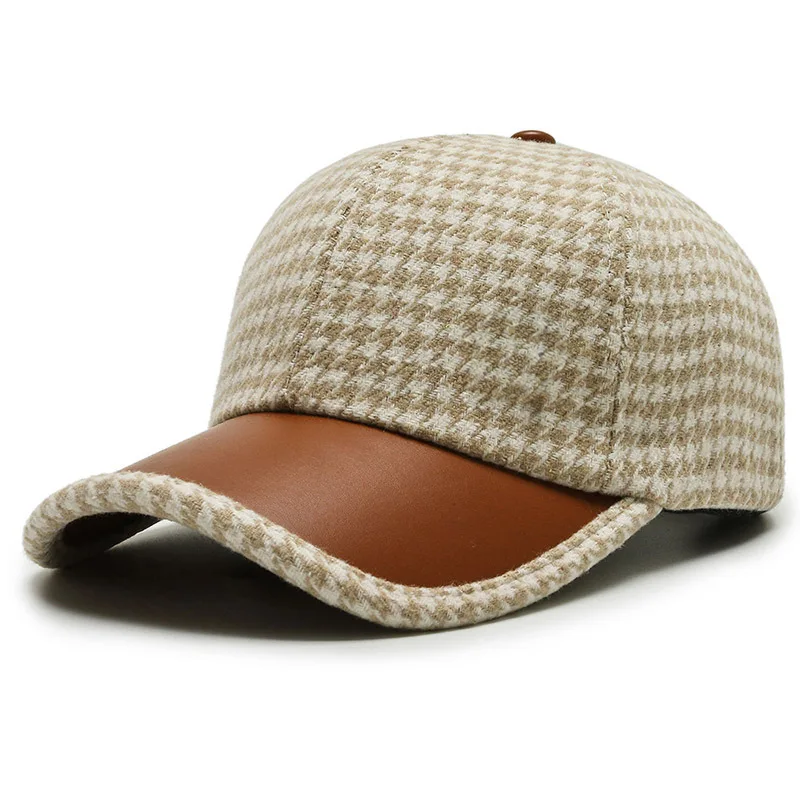 Pelle™ Elegante Hahnentritt-Cap