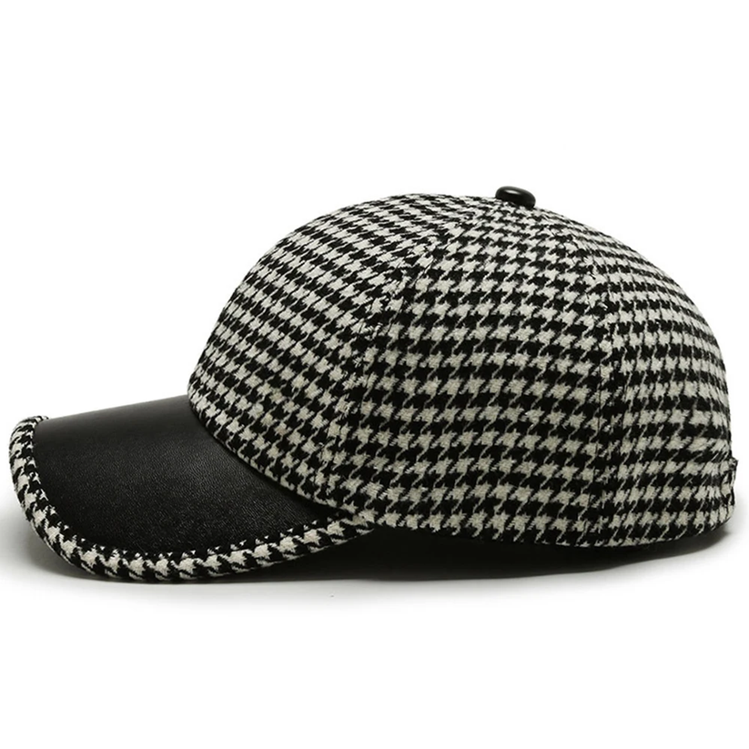 Pelle™ Elegante Hahnentritt-Cap