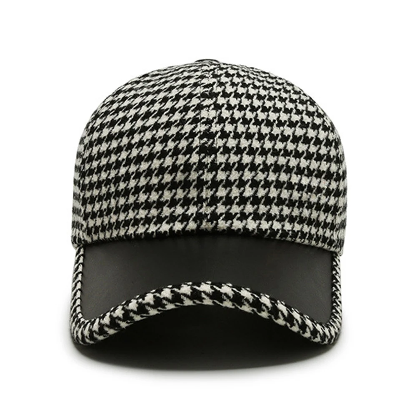 Pelle™ Elegante Hahnentritt-Cap