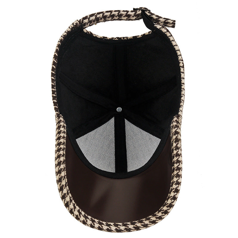 Pelle™ Elegante Hahnentritt-Cap