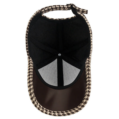 Pelle™ Elegante Hahnentritt-Cap