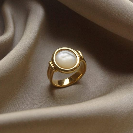 Eleganter All Pearls Ring