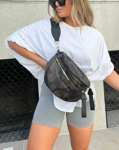 Oversize-Shirt mit Nieten | Rundhals | Urbaner Look