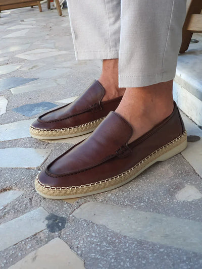 Napoli - super stylische und komfortable leder loafers für männer