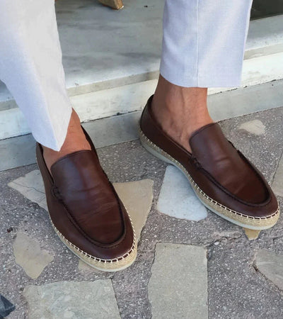 Napoli - super stylische und komfortable leder loafers für männer