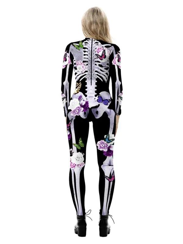 Skelett Schmetterling Druck Halloween Kostüm