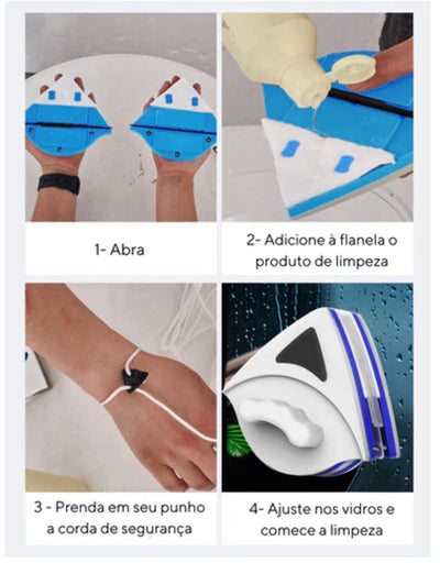 MagicClean™ – Magnetischer Glasreiniger