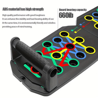 TrainerPlate™ | Zusammenklappbare Liegestützplatte