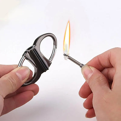 SparkFlint™ – Feuerzeug-Schlüsselanhänger mit Zündstein