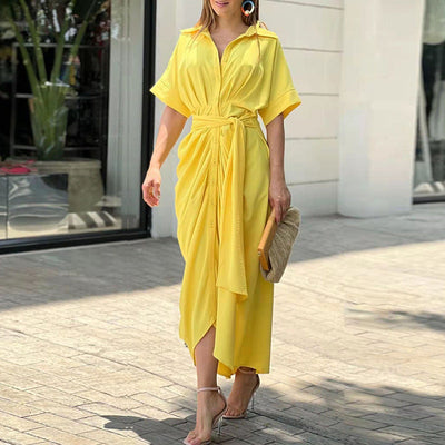 Yrenea - Figurbetontes A-Linien Kleid mit Unterstützung