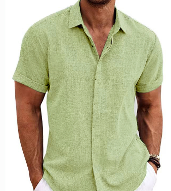 Dominik | Stilvolles bequemes Herren Kurzarmhemd