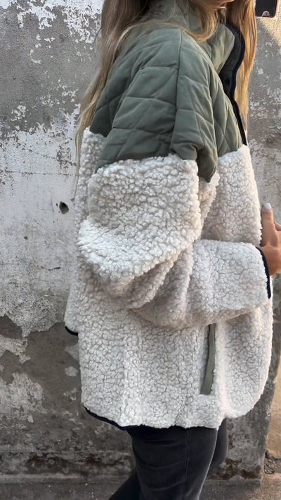 Lässiger Mantel aus Lambswool