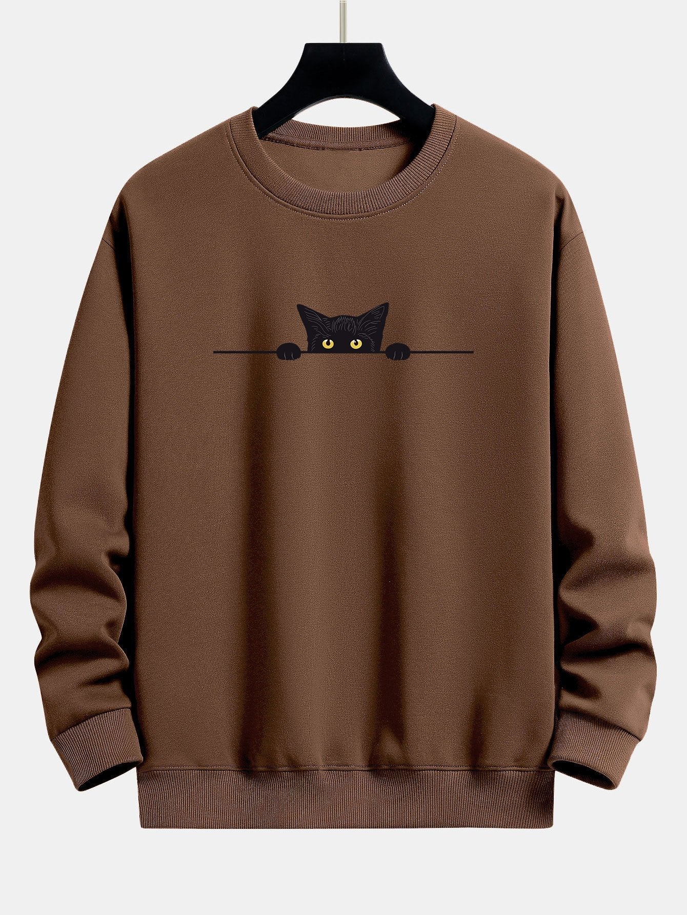 Friso™ Kuscheliger Sweatshirt mit niedlichem Katzenmotiv