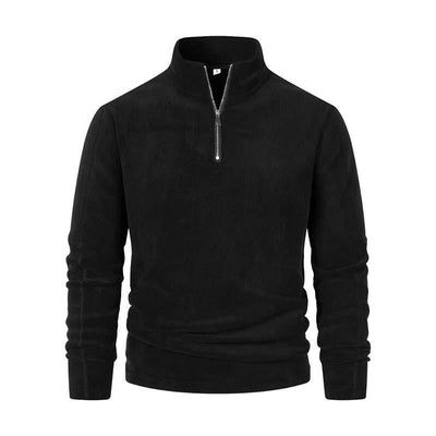 Langarmshirt mit Reißverschlusskragen | Bequemer Sitz | Vielseitiger Stil