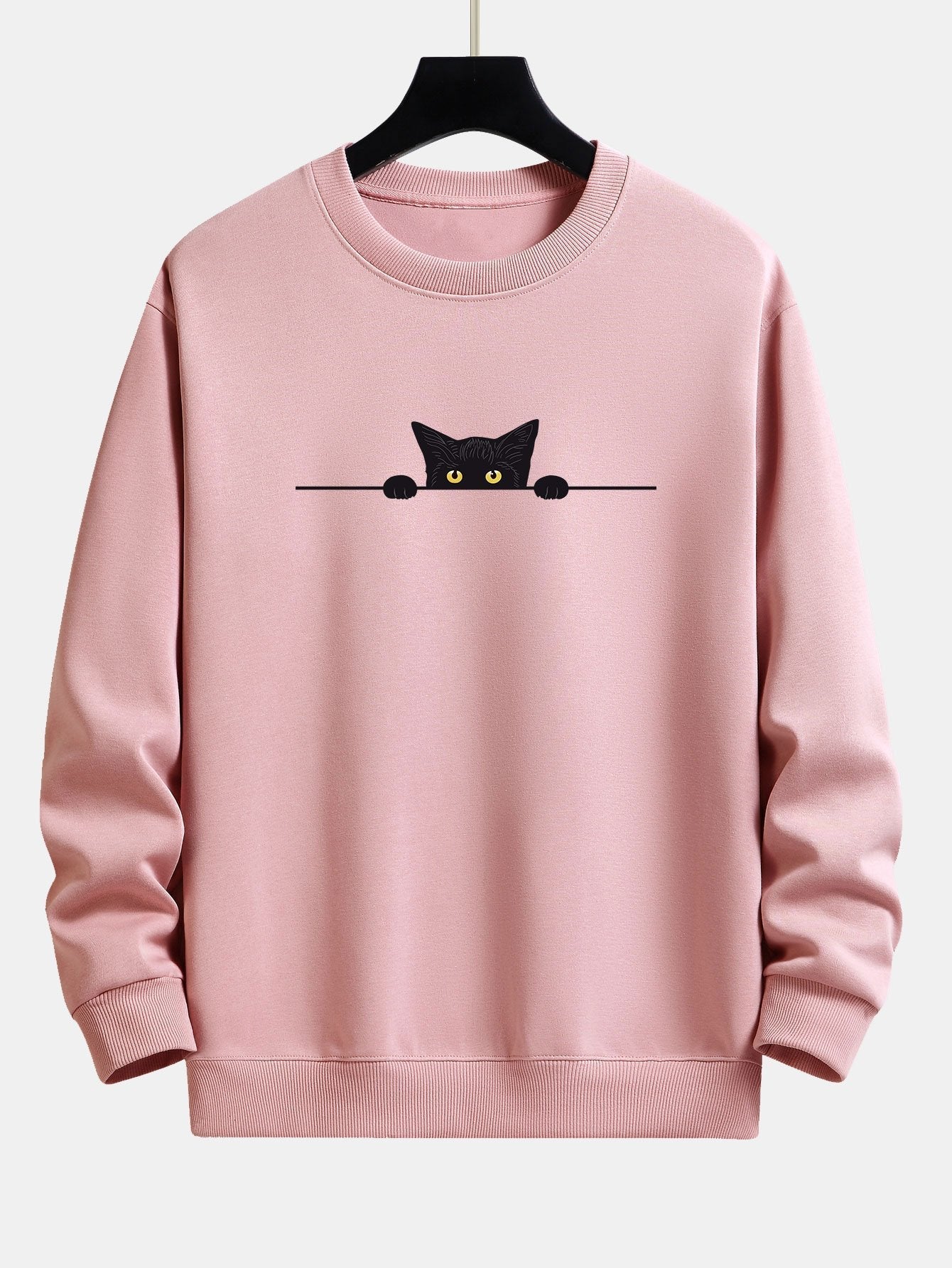 Friso™ Kuscheliger Sweatshirt mit niedlichem Katzenmotiv