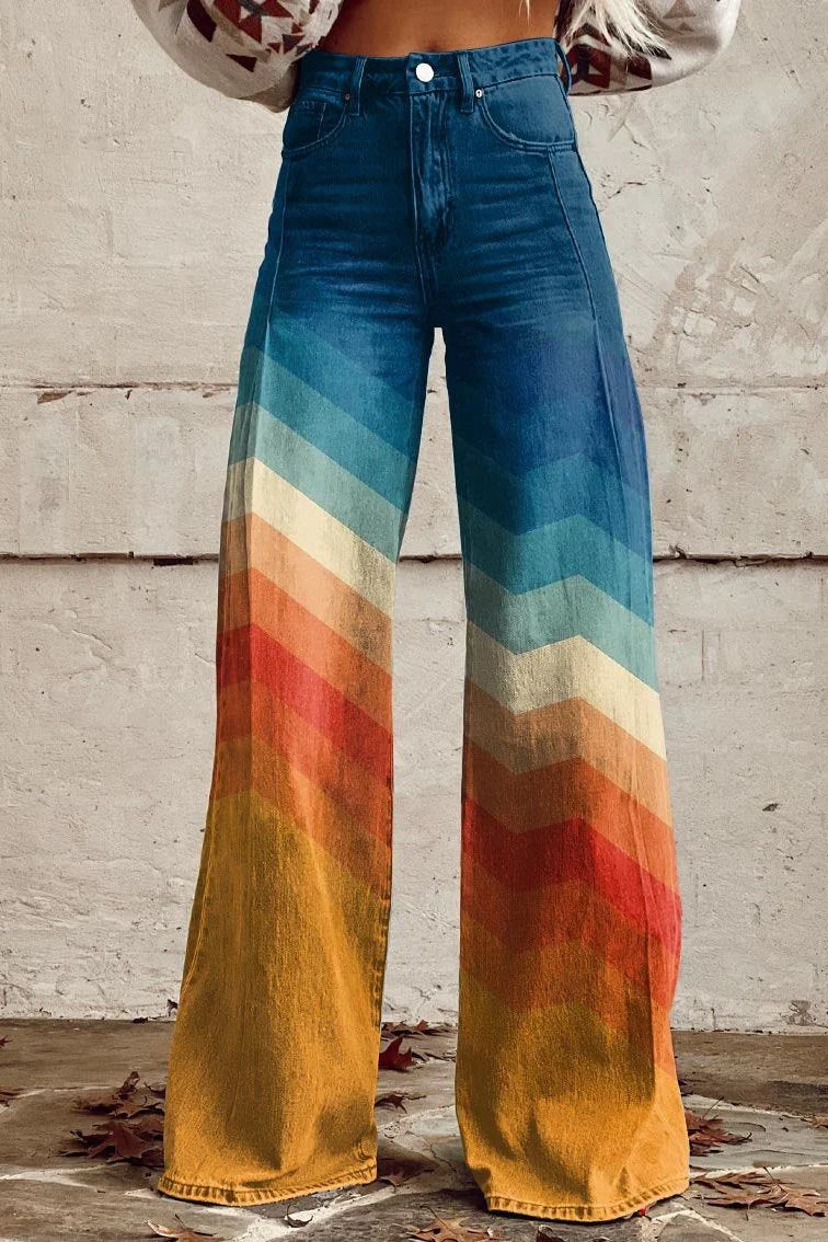 Bunte | Jeans mit weitem Bein
