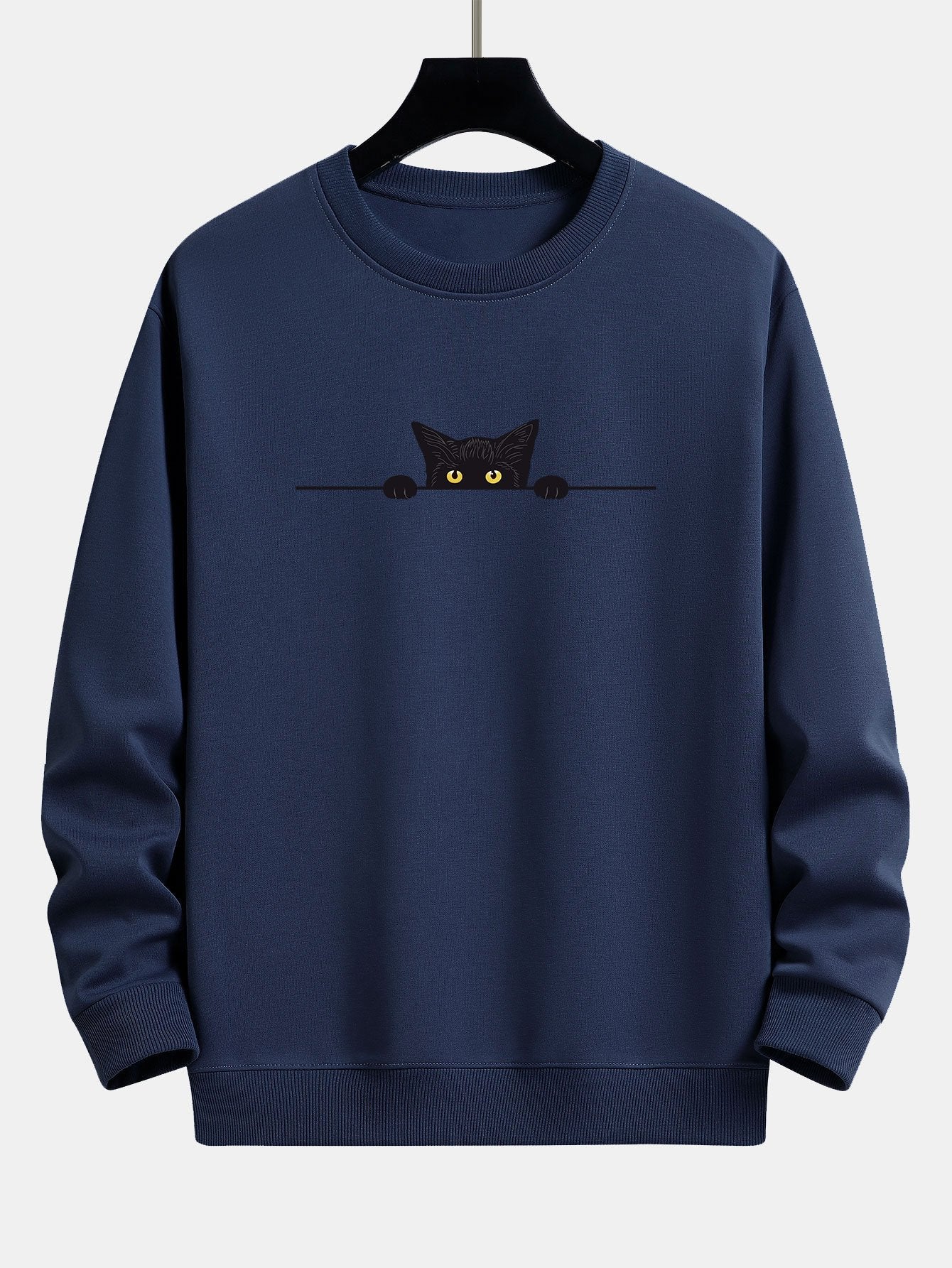 Friso™ Kuscheliger Sweatshirt mit niedlichem Katzenmotiv