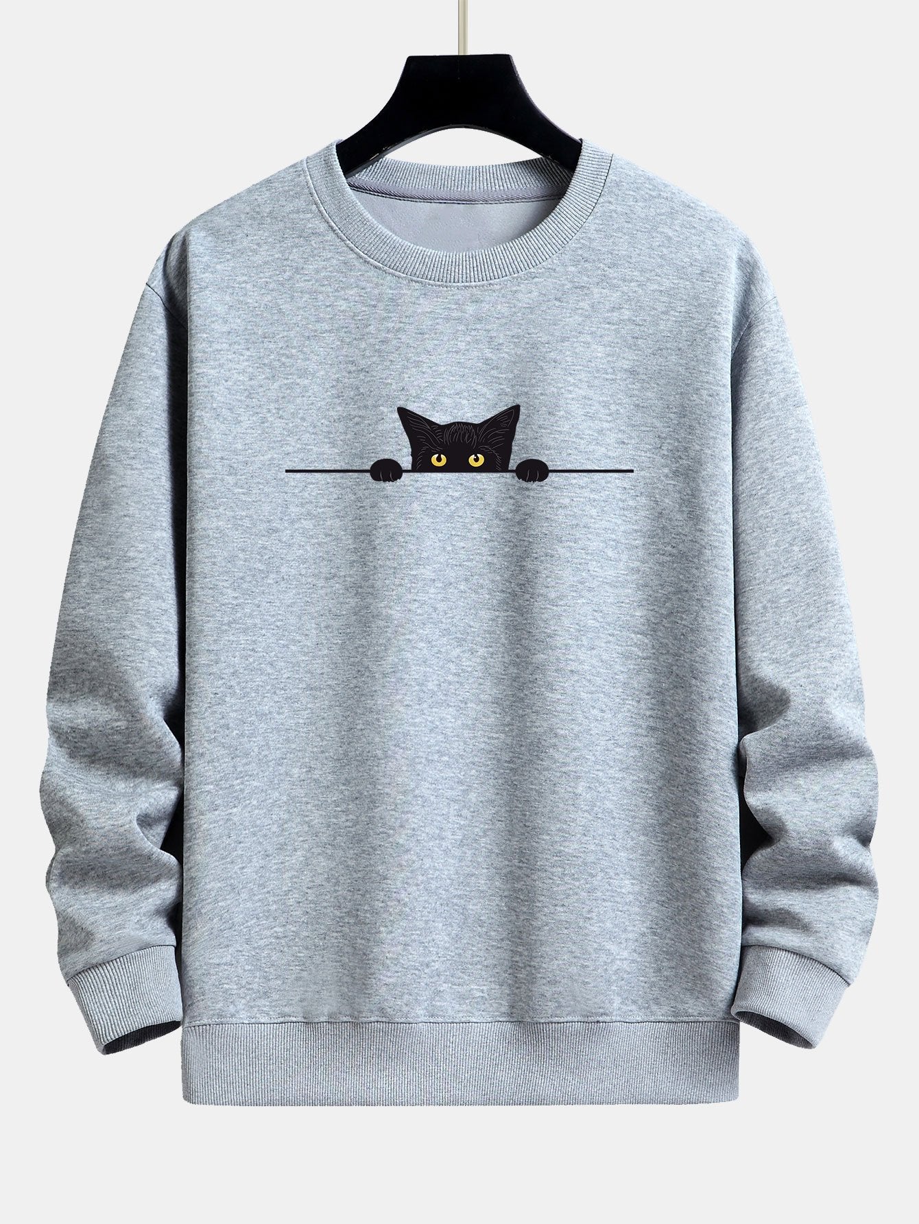 Friso™ Kuscheliger Sweatshirt mit niedlichem Katzenmotiv