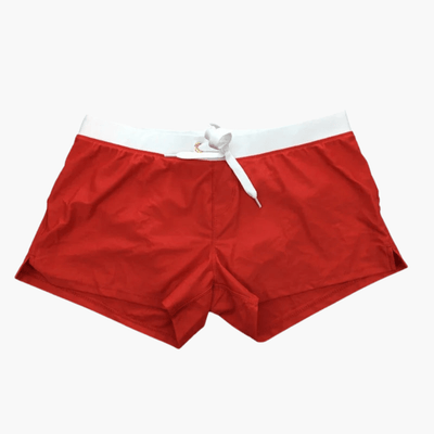 Kurze Badehose für Herren – Enganliegend mit Kordelzug