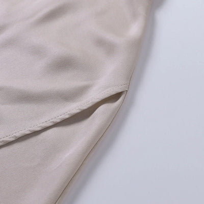 Damen Maxikleid mit V-Ausschnitt und Schlitz – verschiedene Farben