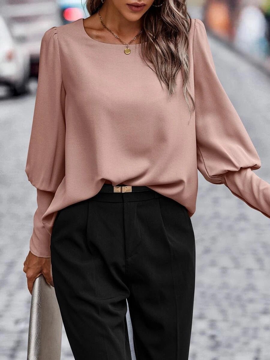 Aiby - Bluse mit langen Ärmeln Zeitlose Eleganz für Jede Gelegenheit