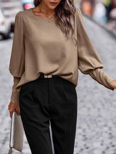 Aiby - Bluse mit langen Ärmeln Zeitlose Eleganz für Jede Gelegenheit